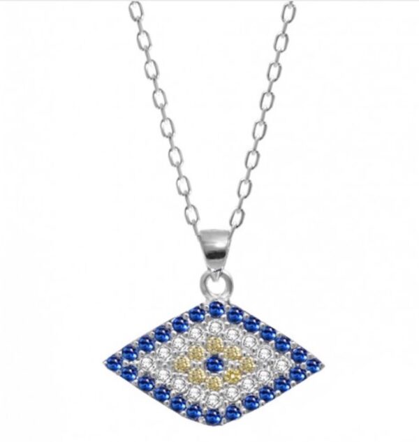 Sterling silver 925 Turkish evileye necklace
