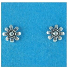 Sterling silver 925 flower ear studs